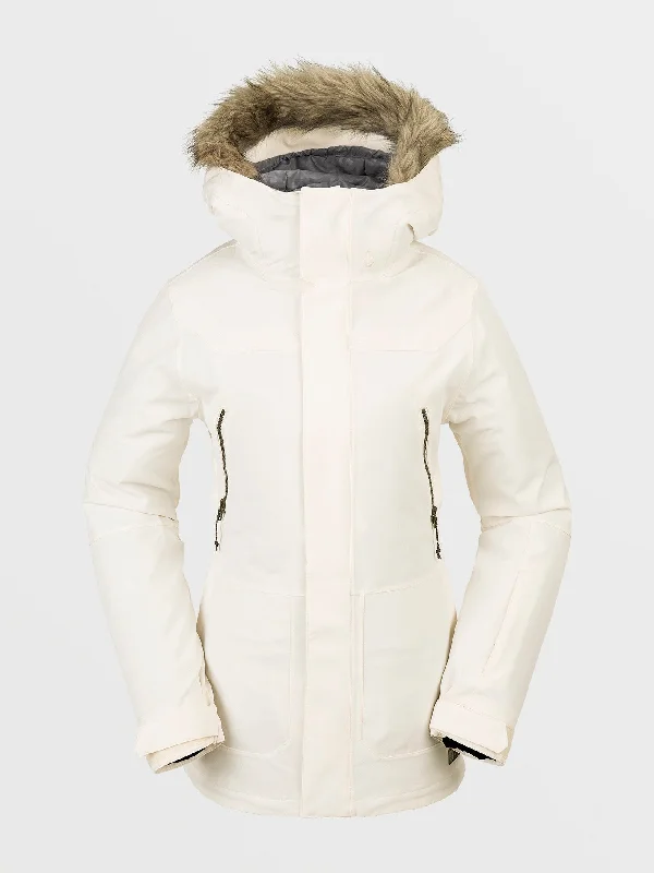 Windbreaker fashion Womens Shadow Insulated Jacket - Moonbeam
