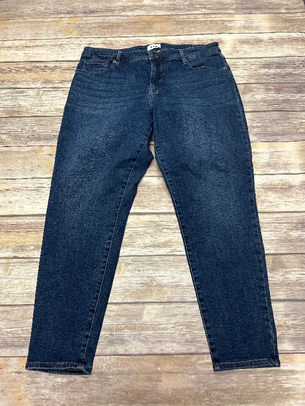 Tailored Comfort Jeans Skinny By Pistola In Blue Denim, Size: 18