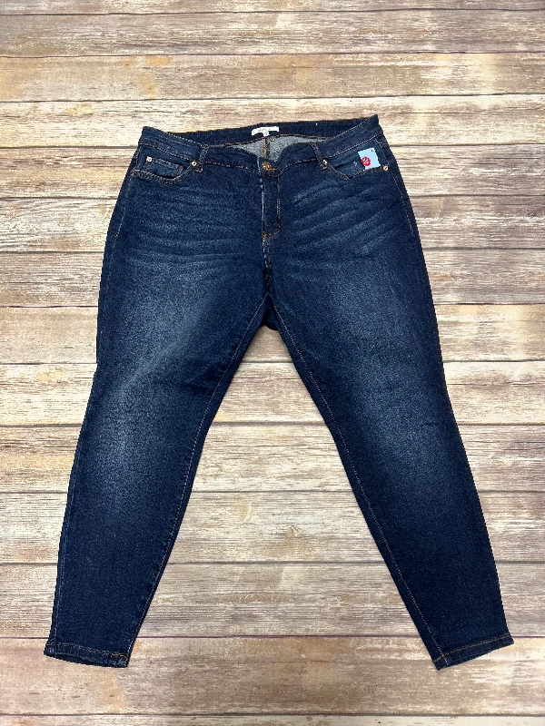 Basic Fashion Jeans Skinny By Sts Blue In Blue Denim, Size: 18