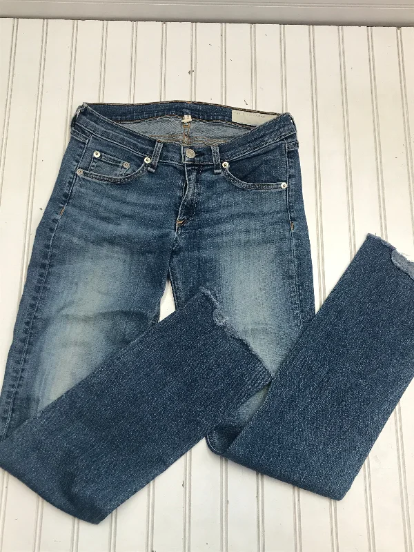 Timeless Apparel Jeans Straight By Rag & Bones Jeans In Blue Denim, Size: 4