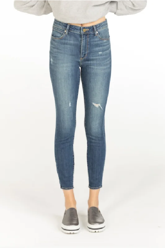 Fresh And Elegant Heather High Rise Jeans