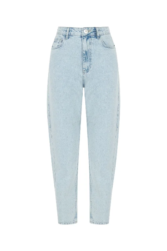 Exquisite Tailoring High-Waisted Jeans
