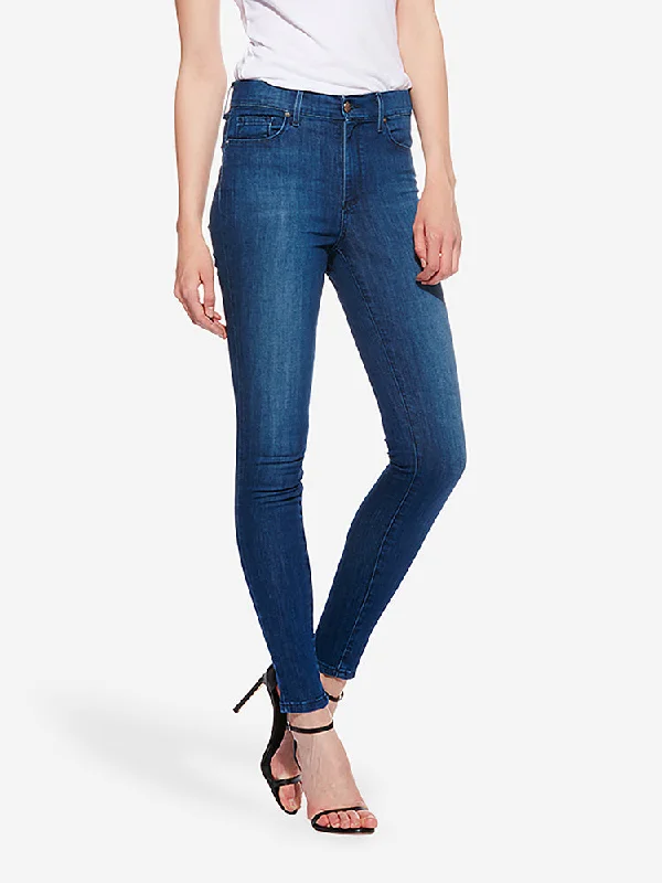 Casual Style High Rise Skinny Carmine Jeans