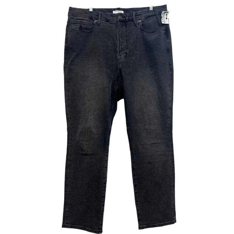 Designer Style Jeans Boot Cut By Good American In Faded, Size: 16