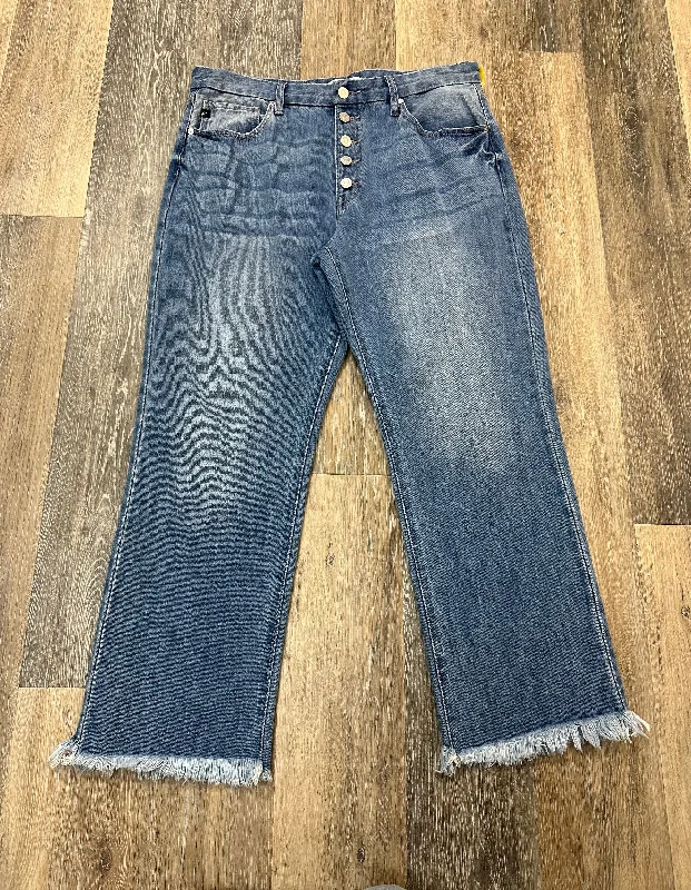 Energy Plan Jeans Boot Cut By Kancan In Blue Denim, Size: 10