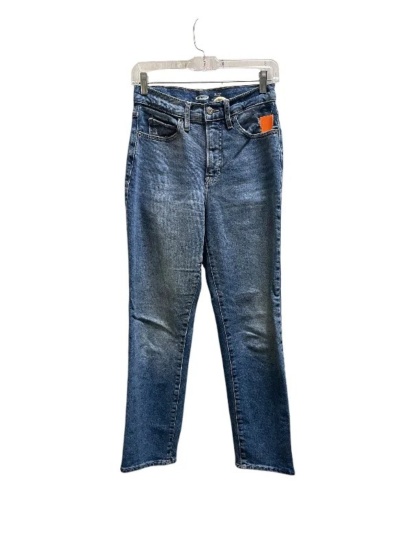 Luxury Temperament Jeans Boot Cut By Old Navy In Blue Denim, Size: 0