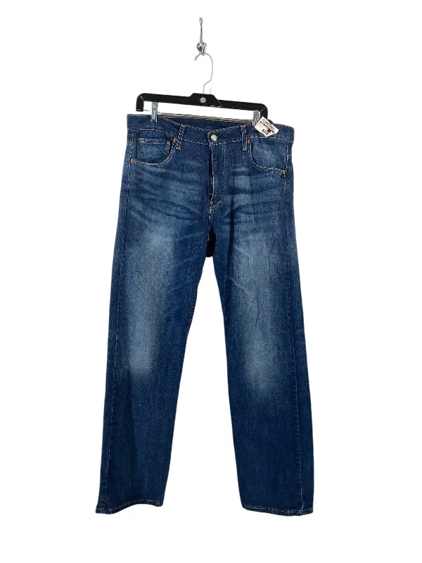 Comfortable Lifestyle Jeans Boyfriend By Levis In Blue Denim, Size: 34