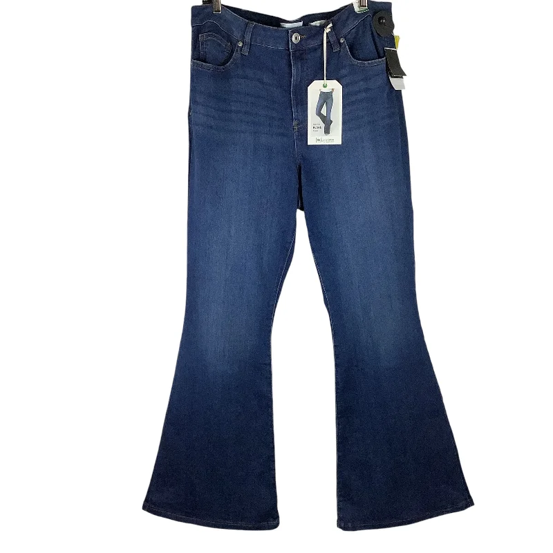 Cozy Lifestyle Jeans Flared By Celebrity Pink In Blue, Size: 16