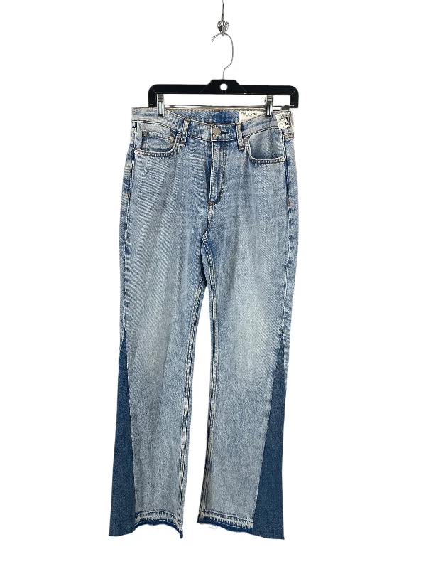 Versatile Outfits Jeans Flared By Rag & Bones Jeans In Blue Denim, Size: 6