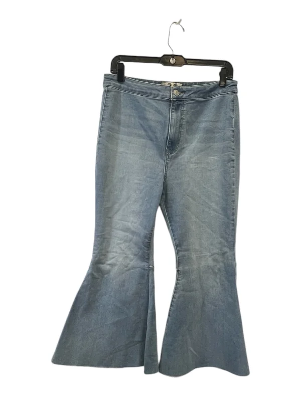 Cozy Essentials Wear Jeans Flared By We The Free In Blue Denim, Size: 8