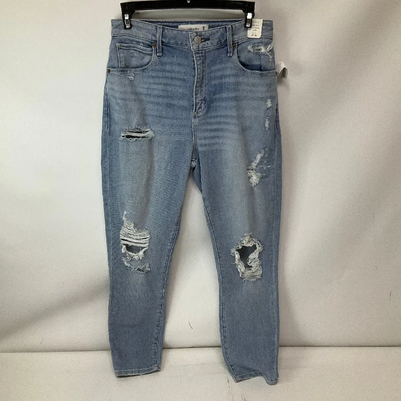 Spiritual Vitality Jeans Skinny By Abercrombie And Fitch In Blue Denim, Size: 8