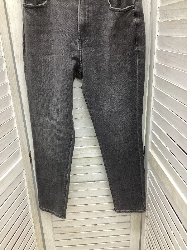 Relaxed Weekend Wear Jeans Skinny By Express In Black Denim, Size: M