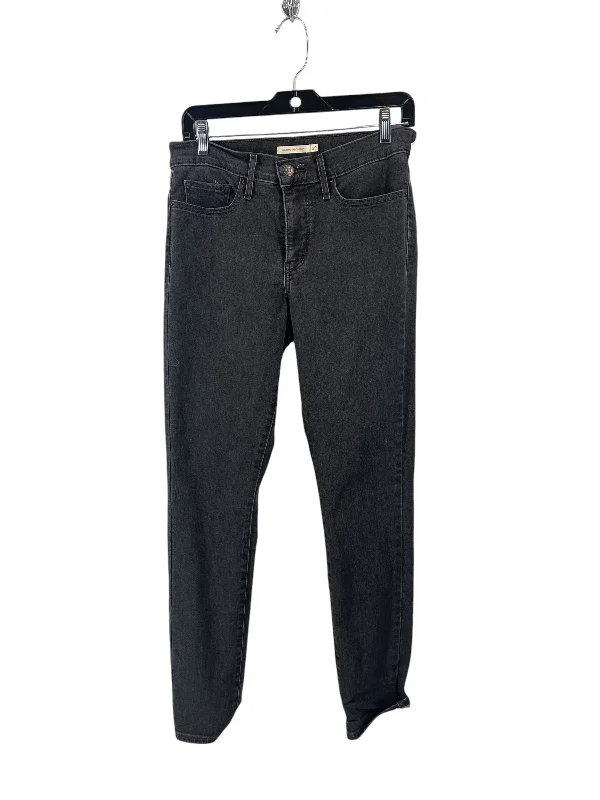 Effortless Looks Jeans Skinny By Levis In Black, Size: 8
