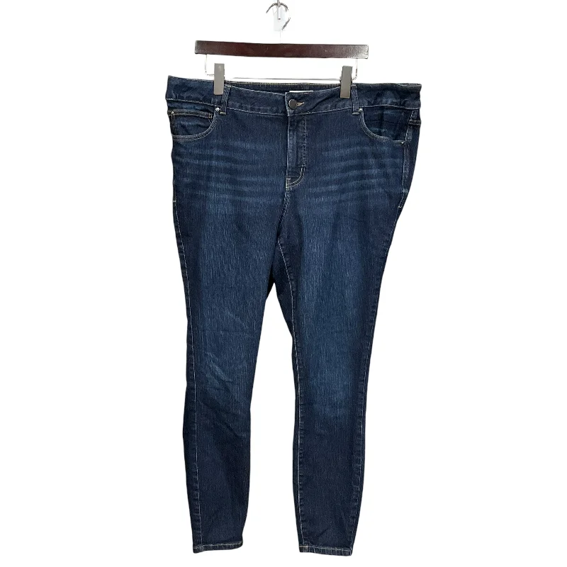Cozy Shirts Jeans Skinny By Maurices In Blue Denim, Size: 18