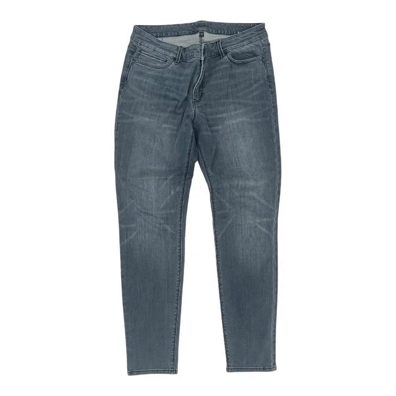 Minimal Comfort Jeans Skinny By White House Black Market In Blue Denim, Size:14