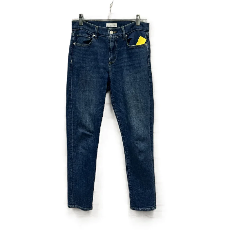 Bright Colors Jeans Straight By Loft In Blue Denim, Size: 4