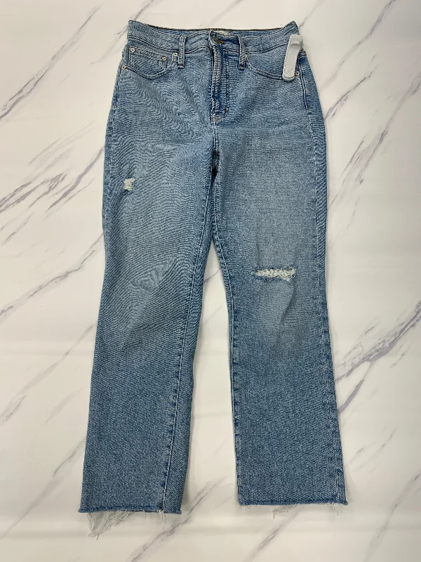 High-end Wear Jeans Straight By Madewell, Size: 0p