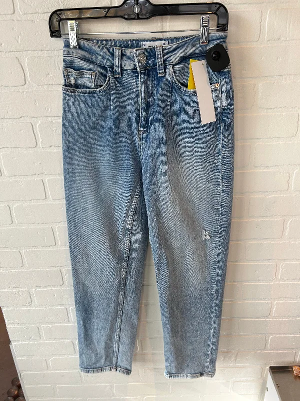 Elegant Style Jeans Straight By Paige In Blue Denim, Size: 2