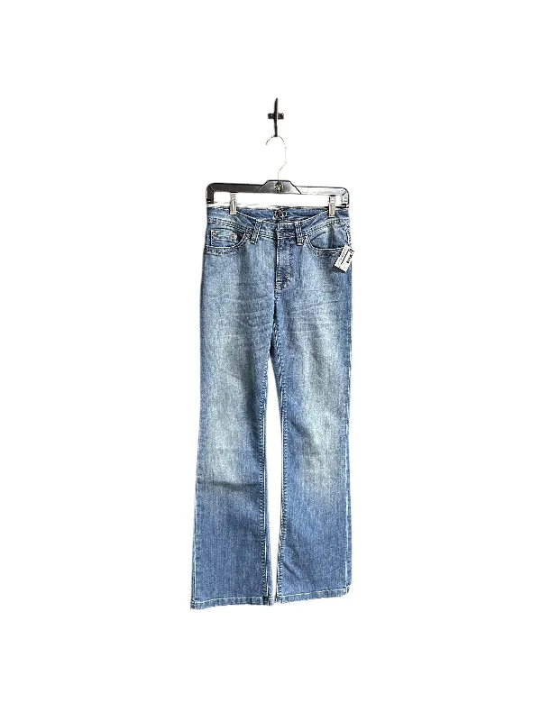 Luxury Fashion Jeans Straight By Reba In Blue Denim, Size: 4