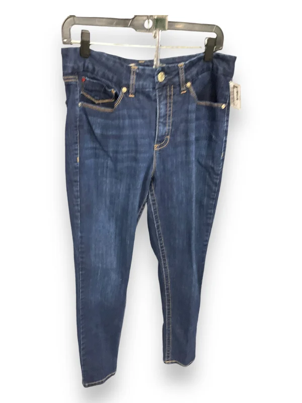 Warm Winter Series Jeans Straight By Seven 7 In Blue Denim, Size: 12