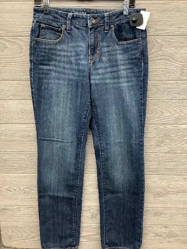 Soft Textures Jeans Straight By Sonoma In Blue Denim, Size: 8