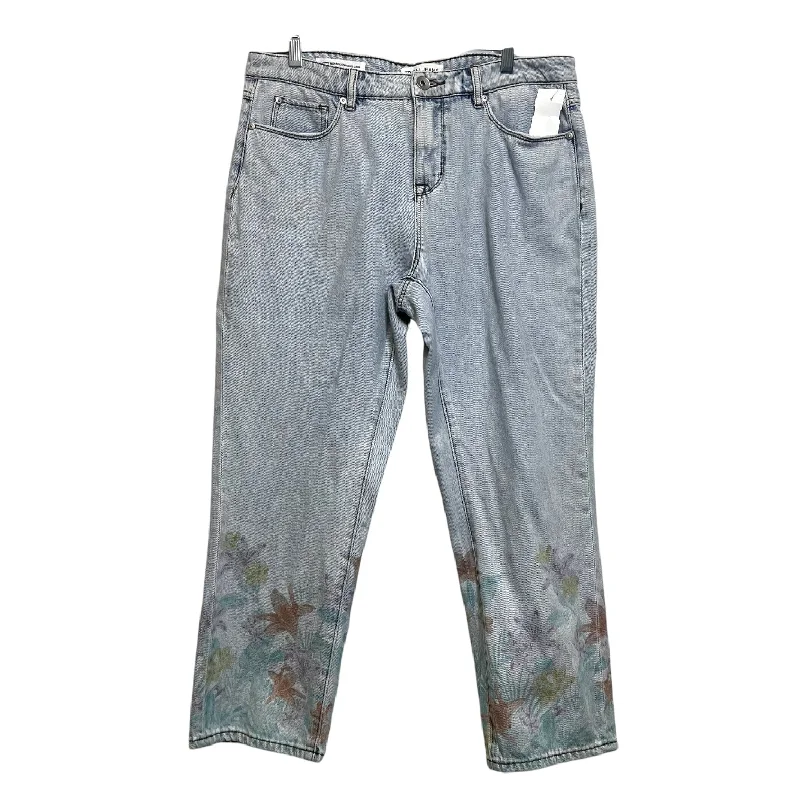 Elegant Comfort Jeans Straight By Tribal In Denim, Size: 10