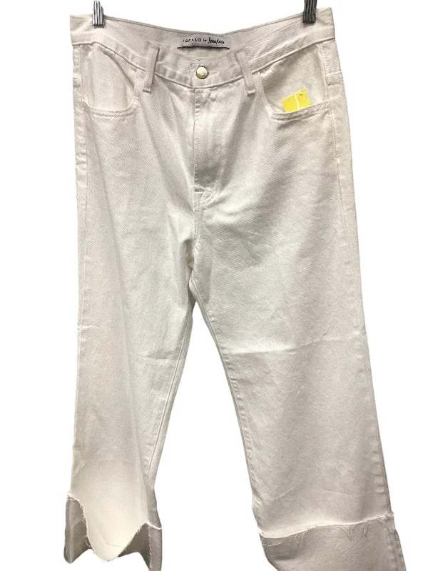 Free And Casual Jeans Wide Leg By Neiman Marcus In White Denim, Size: 6