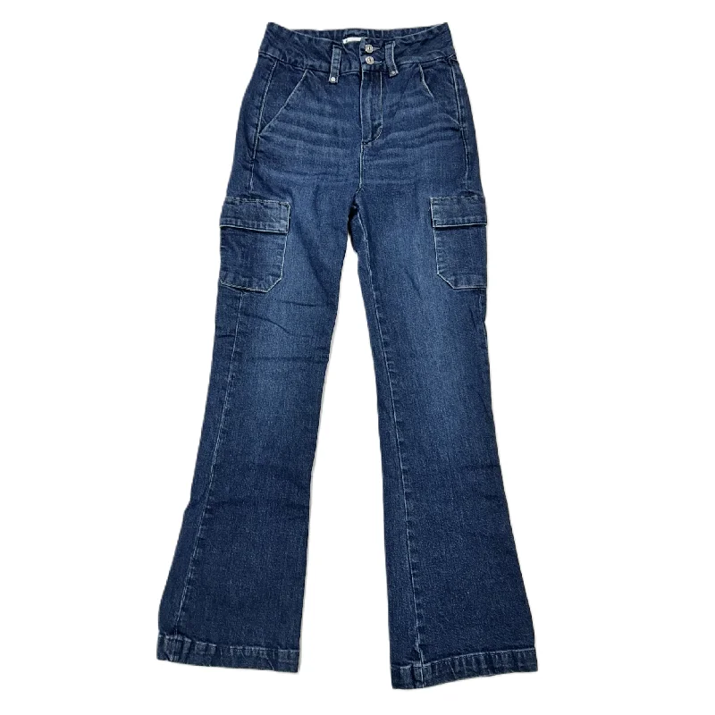 Breezy Outfits Jeans Wide Leg By Paige In Blue Denim, Size: 2