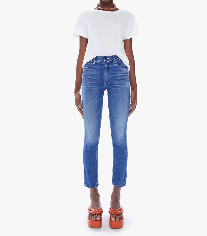 Warm Wear Mid Rise Dazzler Ankle Jean In Wish On A Star