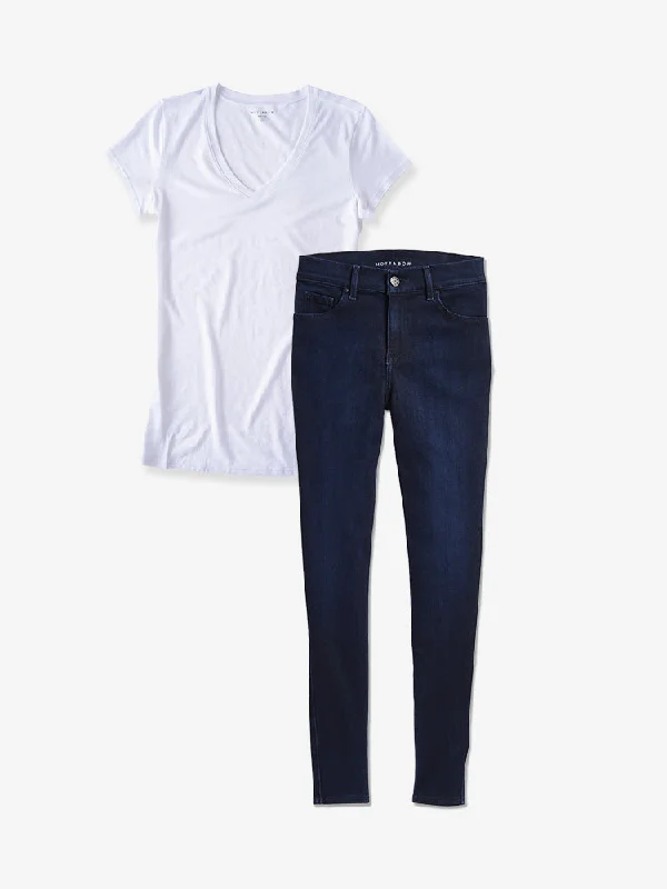 Versatile Casuals Set 05: 1 pair of Jeans + 1 Marcy Tee
