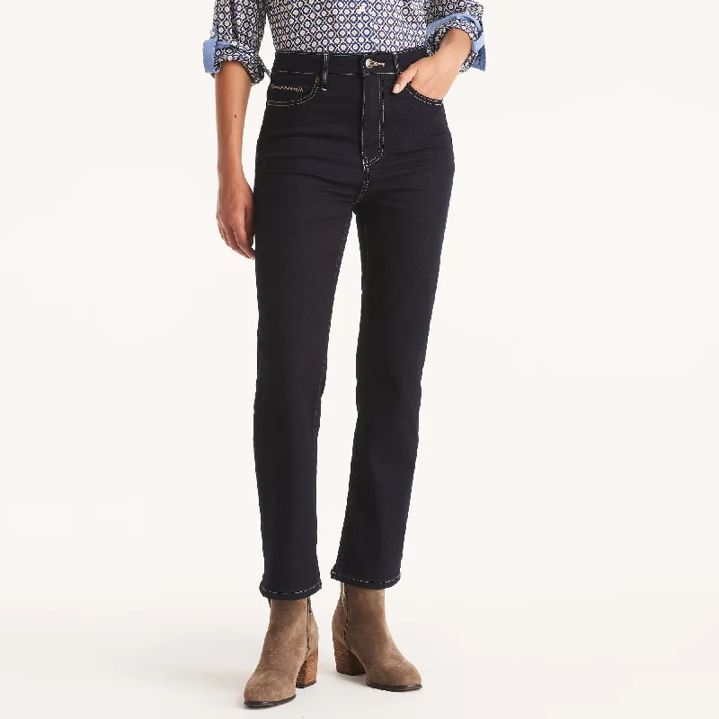All-Day Wear Nautica Womens High-Rise Straight Denim