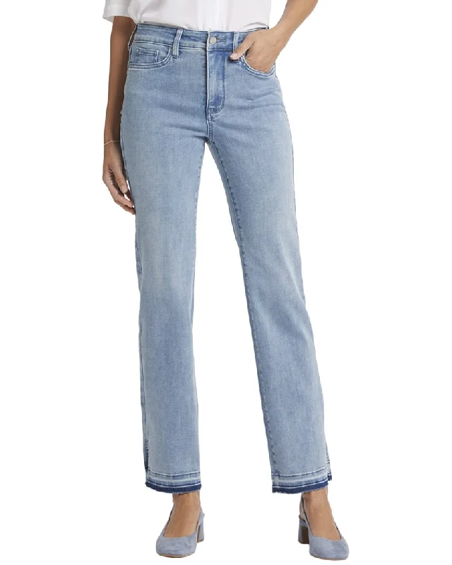 Youthful NYDJ Petite Marilyn Big Skies Straight Leg Jean