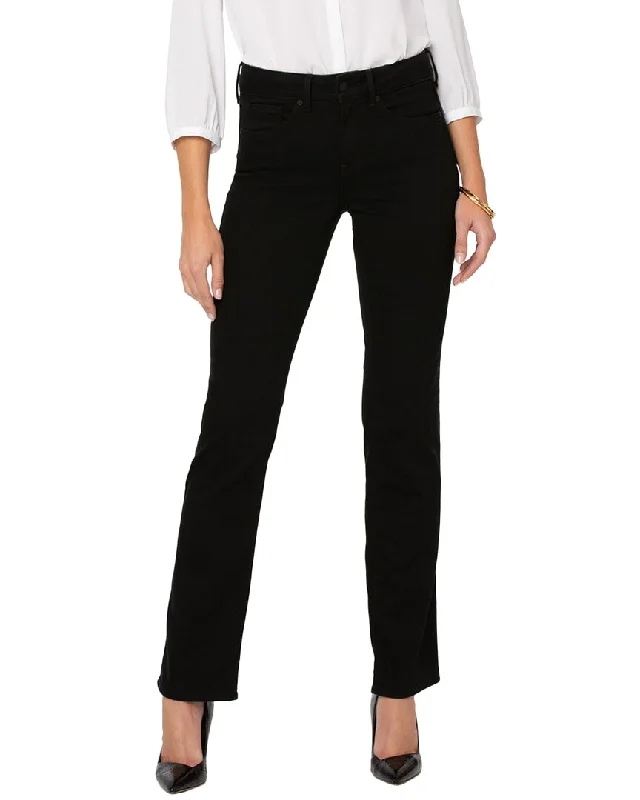 Sports Design NYDJ Petite Marilyn Black Straight Jean