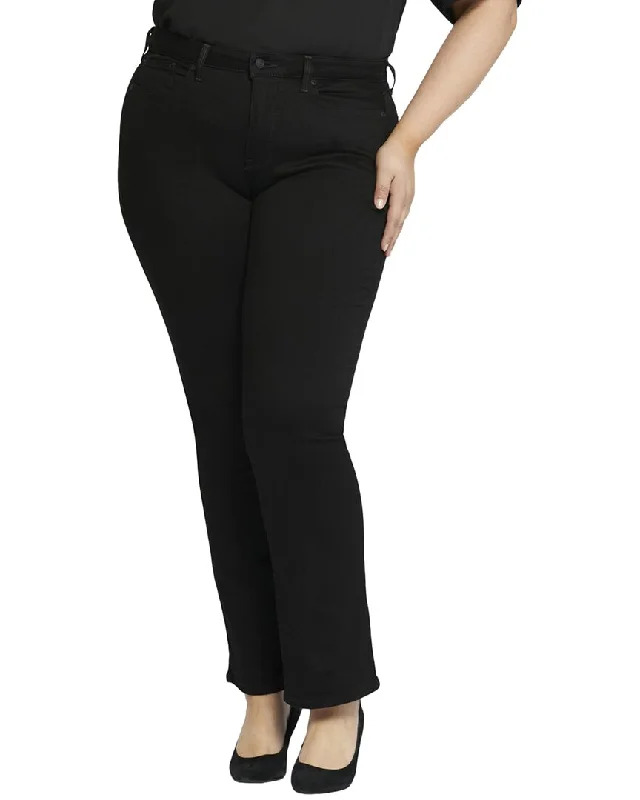 Unique Design NYDJ Plus Barbara Black Bootcut Jean