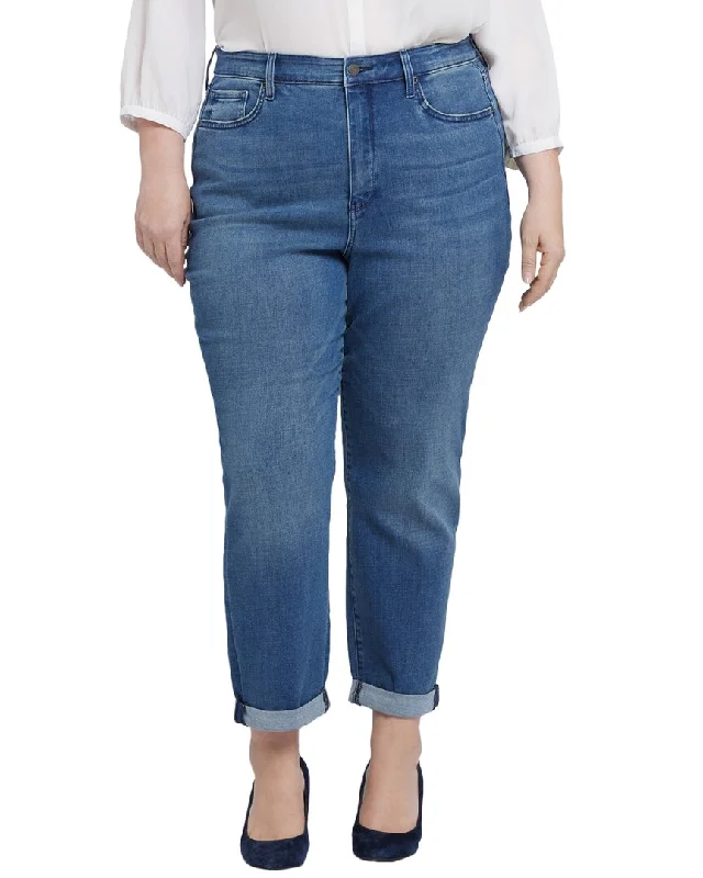 Elegant Temperament NYDJ Plus Margot Cascade Wave Girlfriend Jean