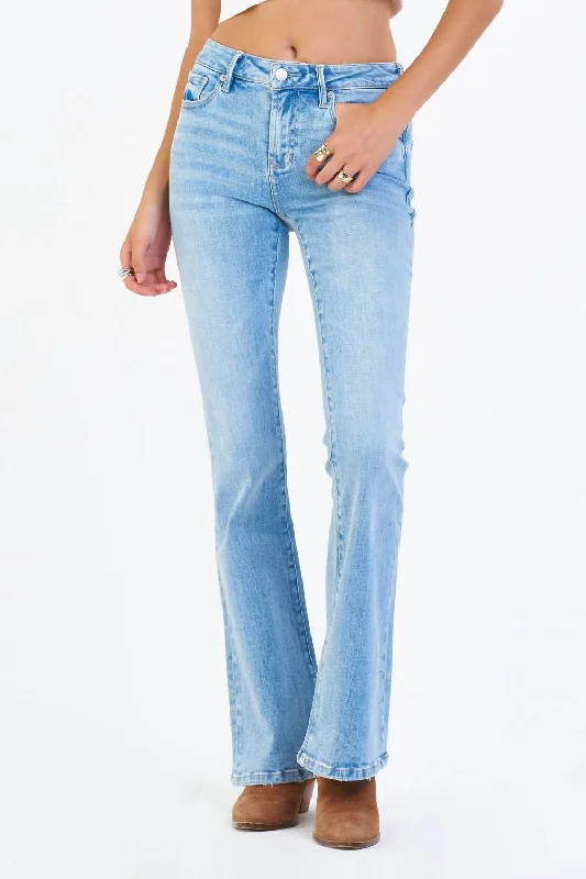 Soft Tops Rosa High Rise Flare Jean In Portmore