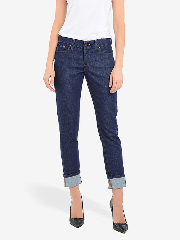 Warm Chic Slim Straight Laight Jeans