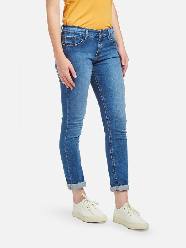 Stylish Fit Slim Straight Ridge Jeans