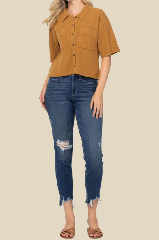 Comfortable And Cold-proof Shark Bite Slim Jean