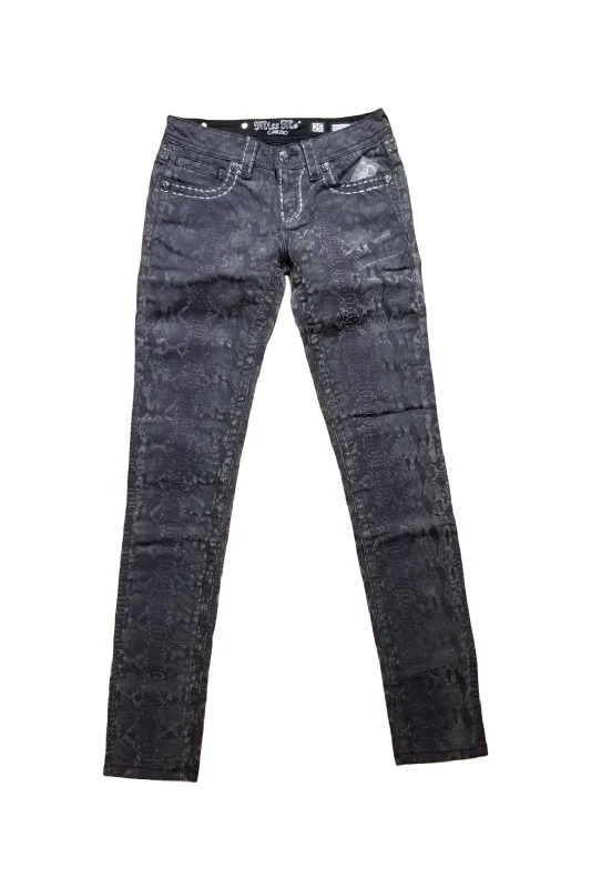 Chic Outfits Python Skinny Jeans