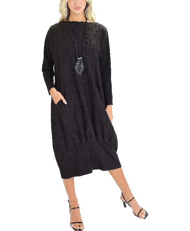Leisure Sports Bubble Midi Knit Dress