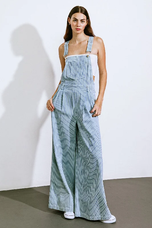 Lazy Style DANCING WITH YOU DENIM JUMPSUIT