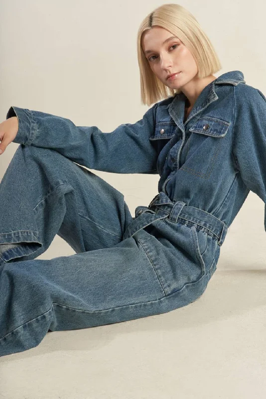 Casual Fit PERFECT MEET DENIM JUMPSUIT