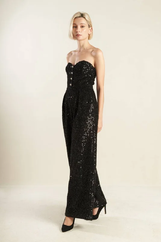 Sporty Comfort DOESN'T ADD UP SEQUIN JUMPSUIT