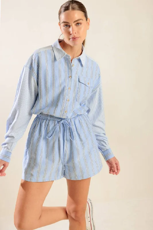 Exquisite Fabrics HOLD ME CLOSE WOVEN ROMPER