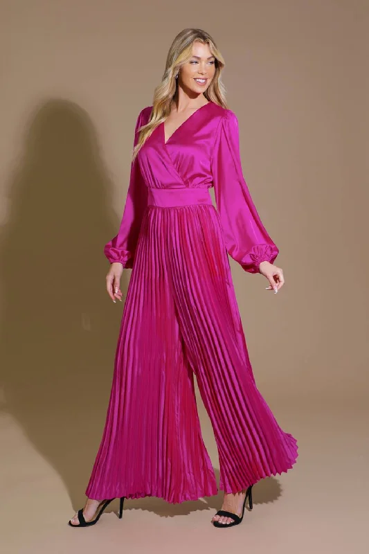Artistic Temperament CRUSHING ON YOU SATIN JUMPSUIT
