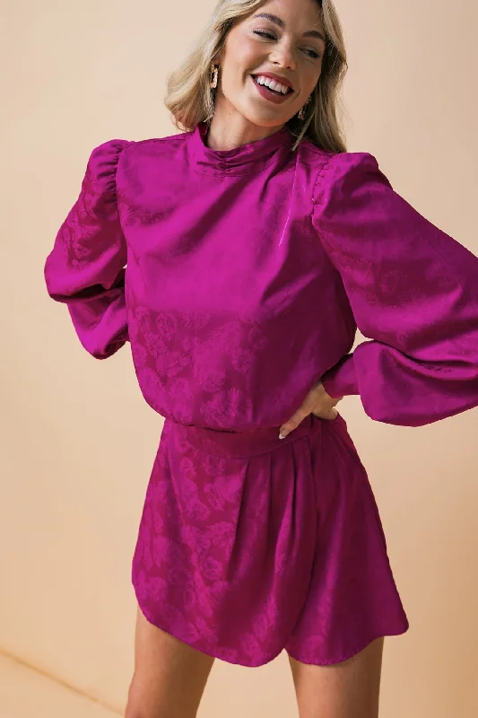 Chic Lounge STAYING OPTIMISTIC SATIN ROMPER