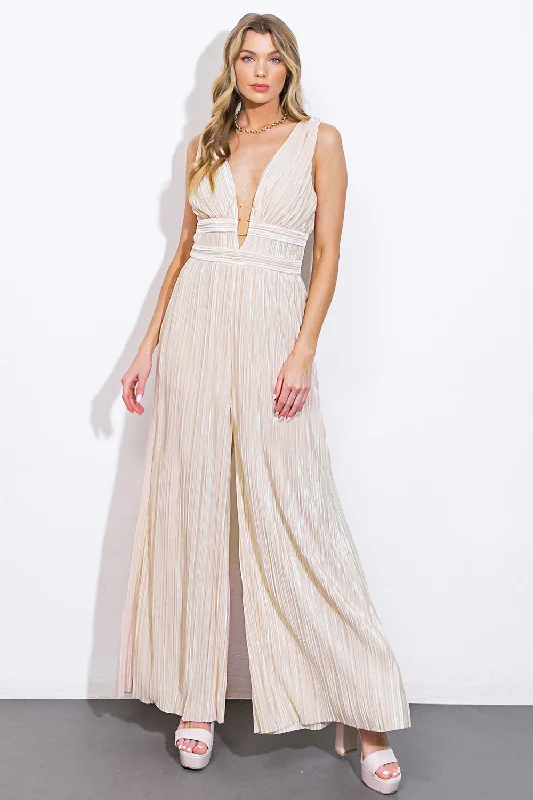 Romantic And Fresh PURE AMBITION WOVEN JUMPSUIT