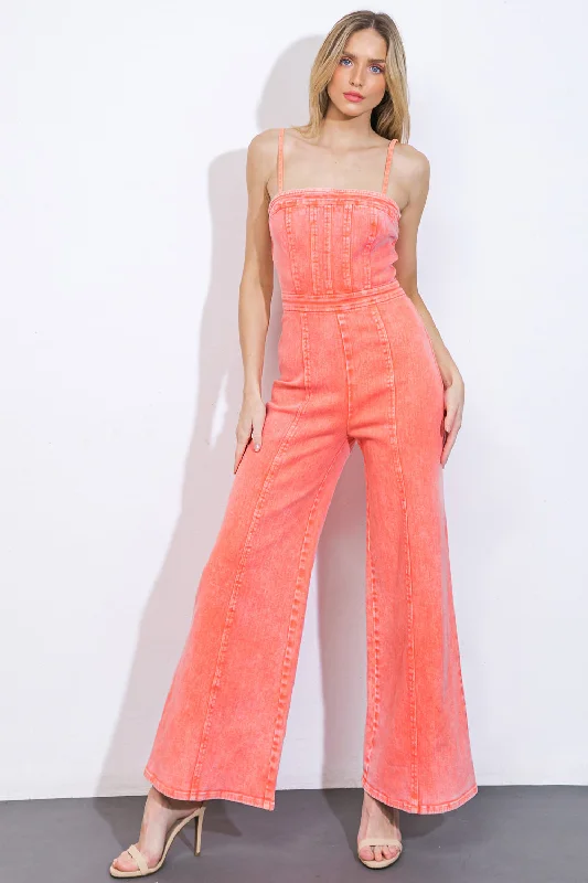 Knowledge And Elegance TOTALLY TRENDY TWILL JUMPSUIT
