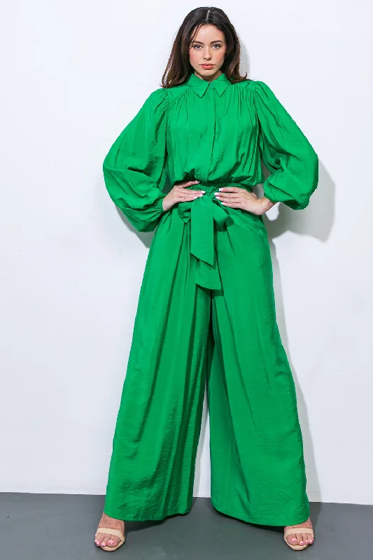 Elegant And Casual READY FOR TODAY WOVEN JUMPSUIT